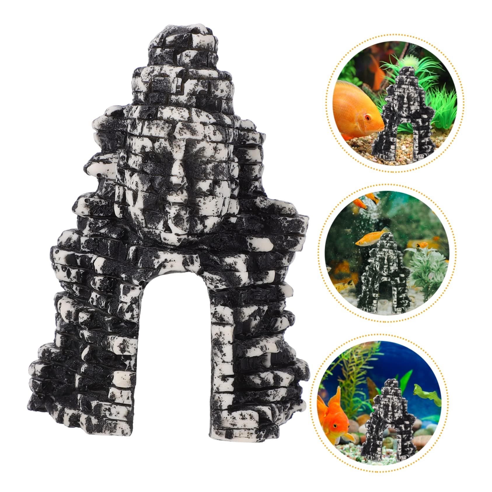 BESPORTBLE 3stücke Feng Shui Zen Buddha Statue Für Aquarien Resin Dekoration Für Fischbecken Für Süß Und Kreative Detailliertes Aquarium Ornament