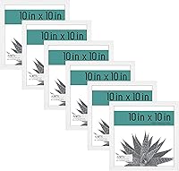 Vista 9 de MCS Gallery Essential - Marcos de fotos, juego de marcos de pared para galería de fotos, grano de madera natural, 8 x 8 pulgadas, paquete de 2