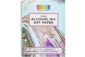 Fine Art Paper for Brilliant Ink Creations by Bright Creations (8.5 x...