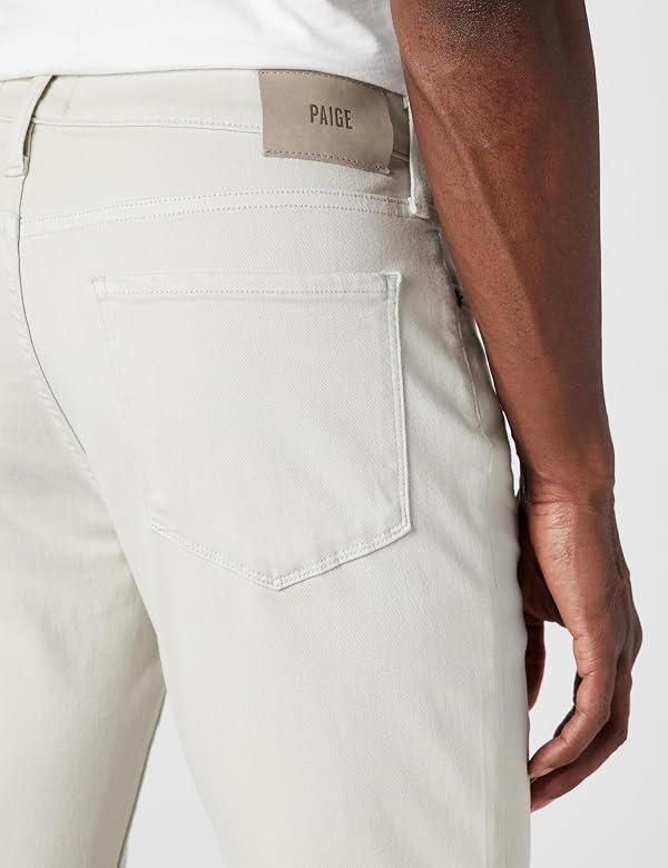 Paige Men's Federal Transcend Slim Straight Fit Pant, Pale Silver, 30 by PAIGE - Image 5