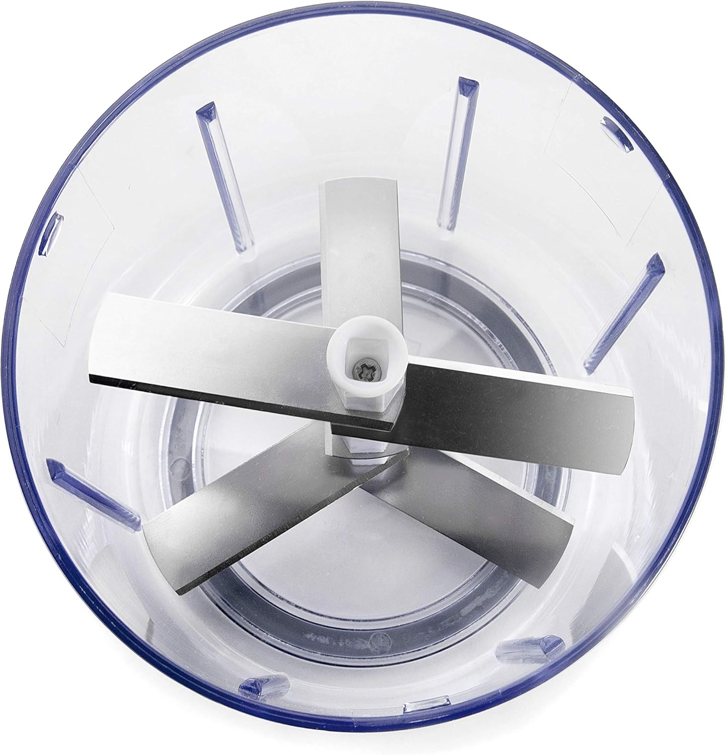 Lacor -Manual Cutter with 5 Blades and Non-Slip Base, White, AS