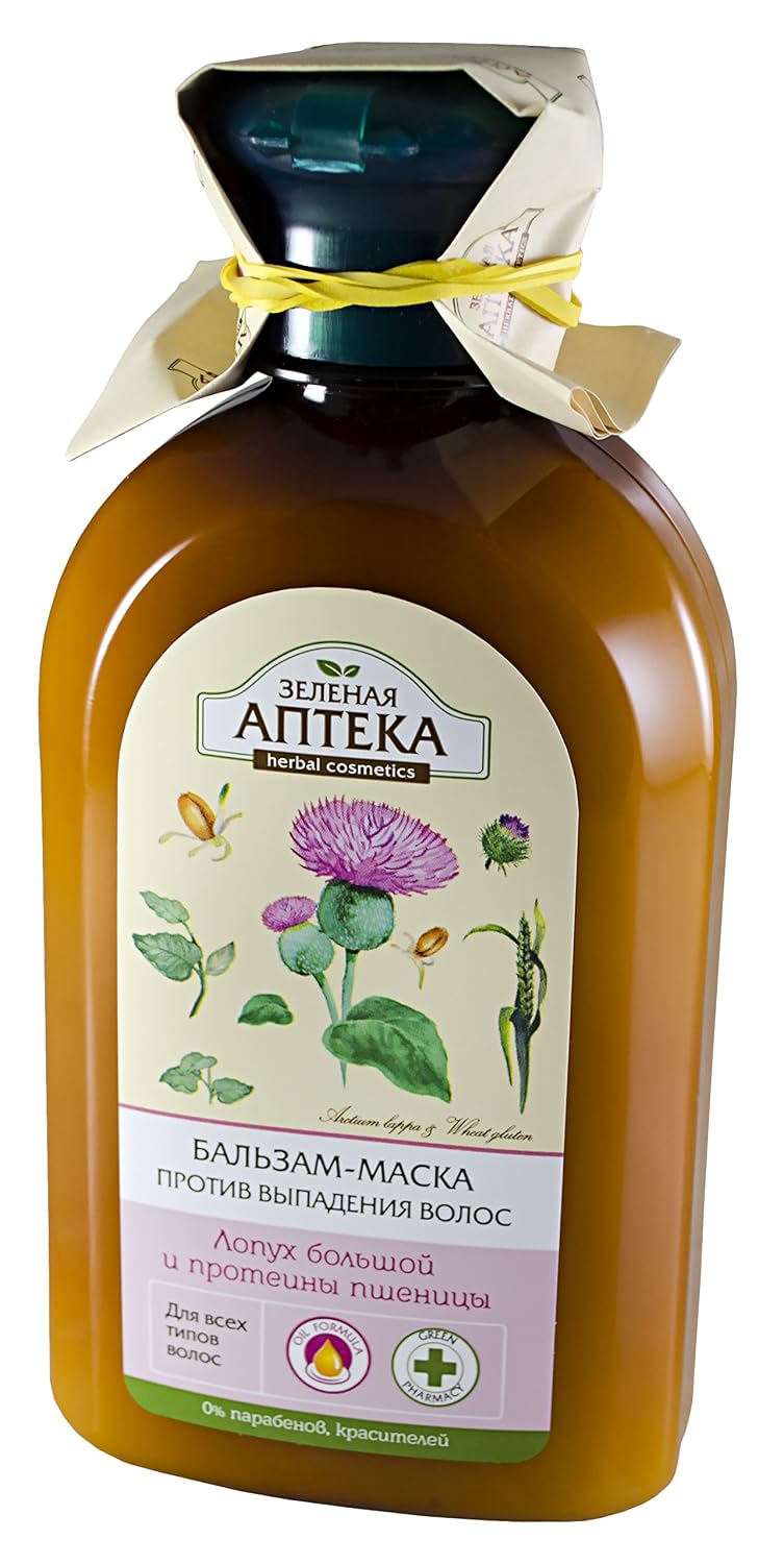 Balm-mask Against Hair Loss 300ml with Proteins of Wheat Sprouts, Burdock Oil, Vitamin E
