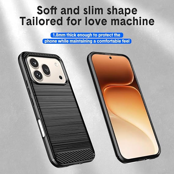 Designed for Honor 600/600 Pro Case,Flexible TPU [Brushed Texture] [Anti-Slip] Shockproof Military Protection Bumper Phone Case,Slim Case Cover for Honor 600 Pro,Black