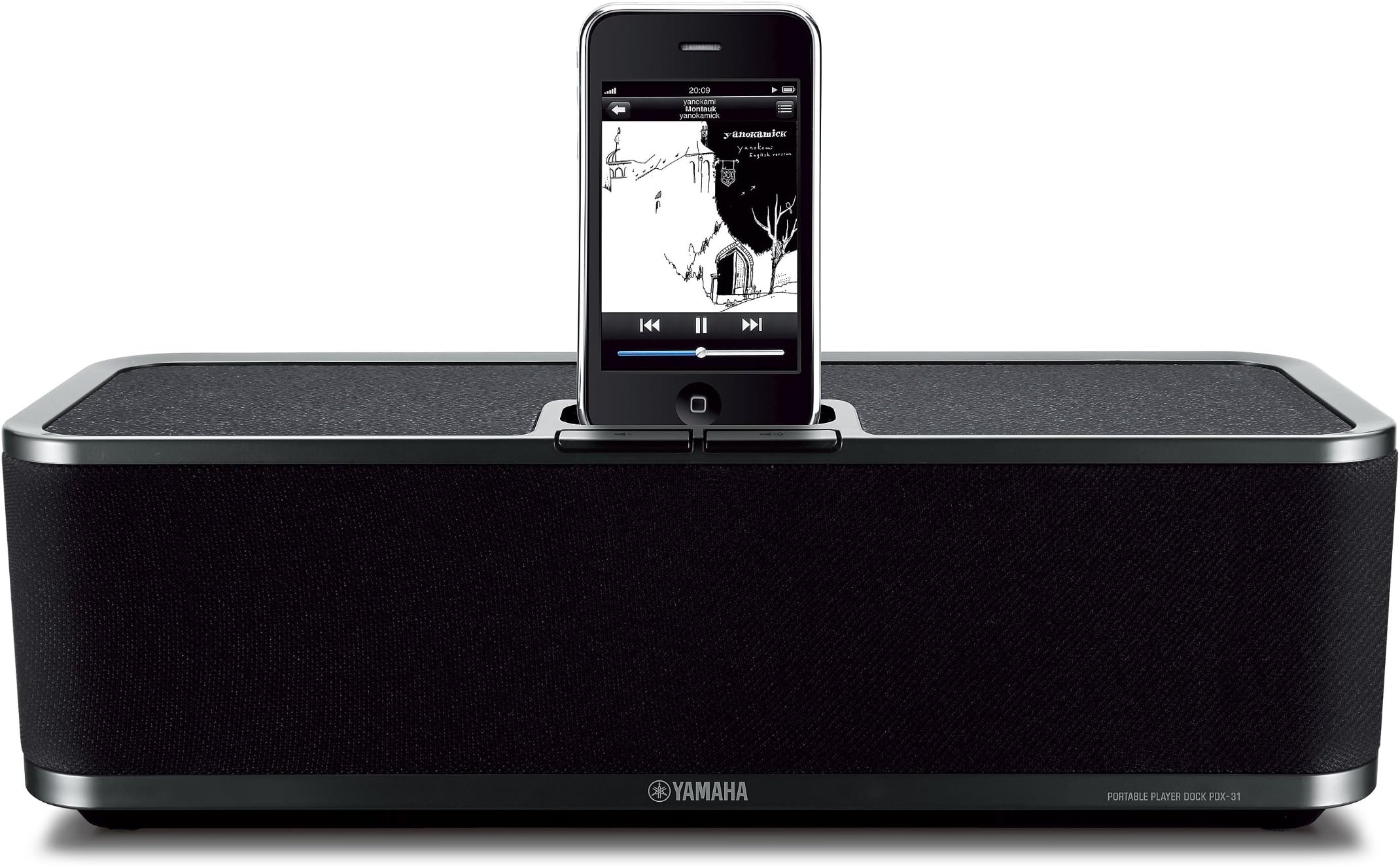 Yamaha PDX-31 Portable Player 30 Pin Dock for iPod/iPhone (Black)
