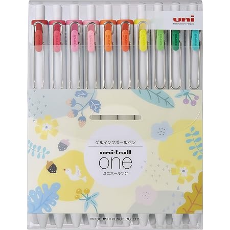Amazon 限定パッケージ 三菱鉛筆 ゲルインクボールペン Uni Ball One ユニボール ワン 0 38mm 色セット 限定パッケージ ジェルインクボールペン 文房具 オフィス用品