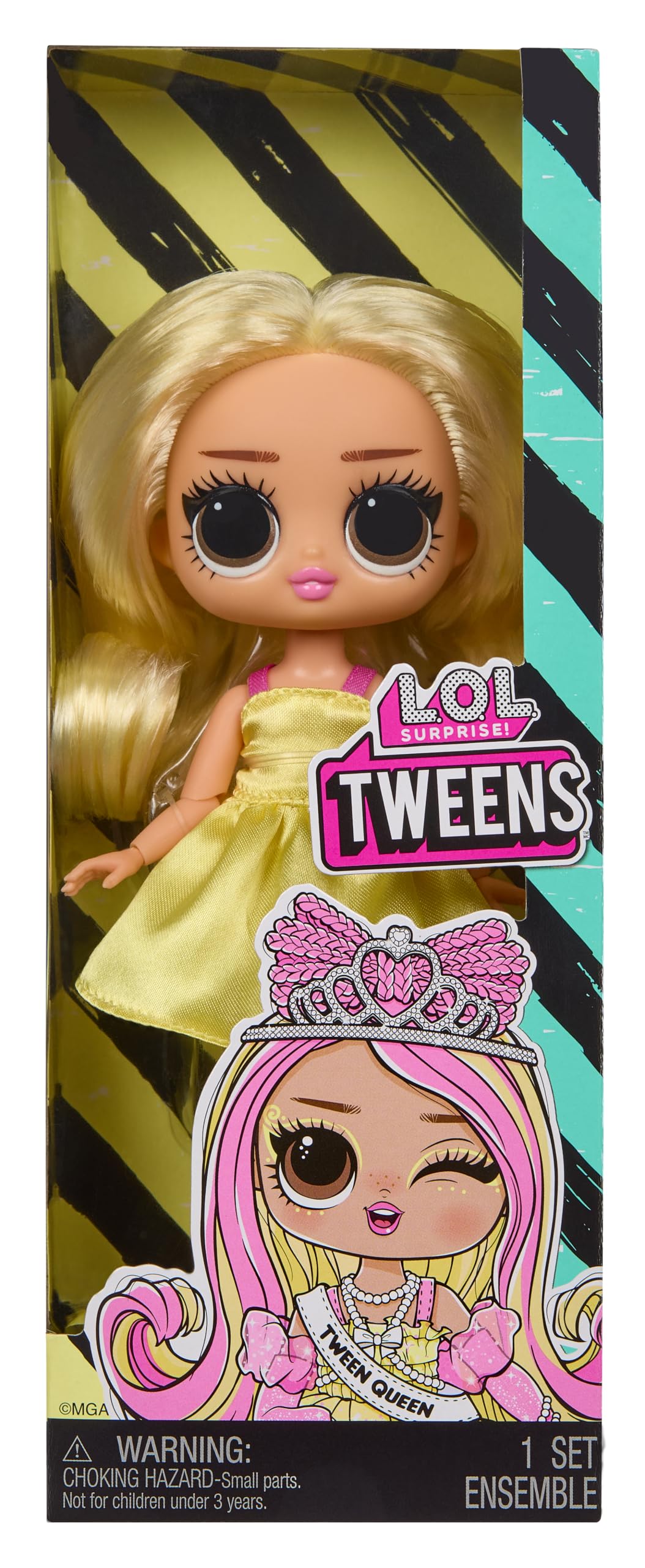 MGAE L.O.L. Surprise Tweens Winnie Bebek, Sarı Elbiseli, Plastik, 16.5 cm, Çok Renkli