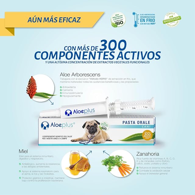 Foto 4 de 8 de Aloeplus Pasta Oral para Perros 15ml