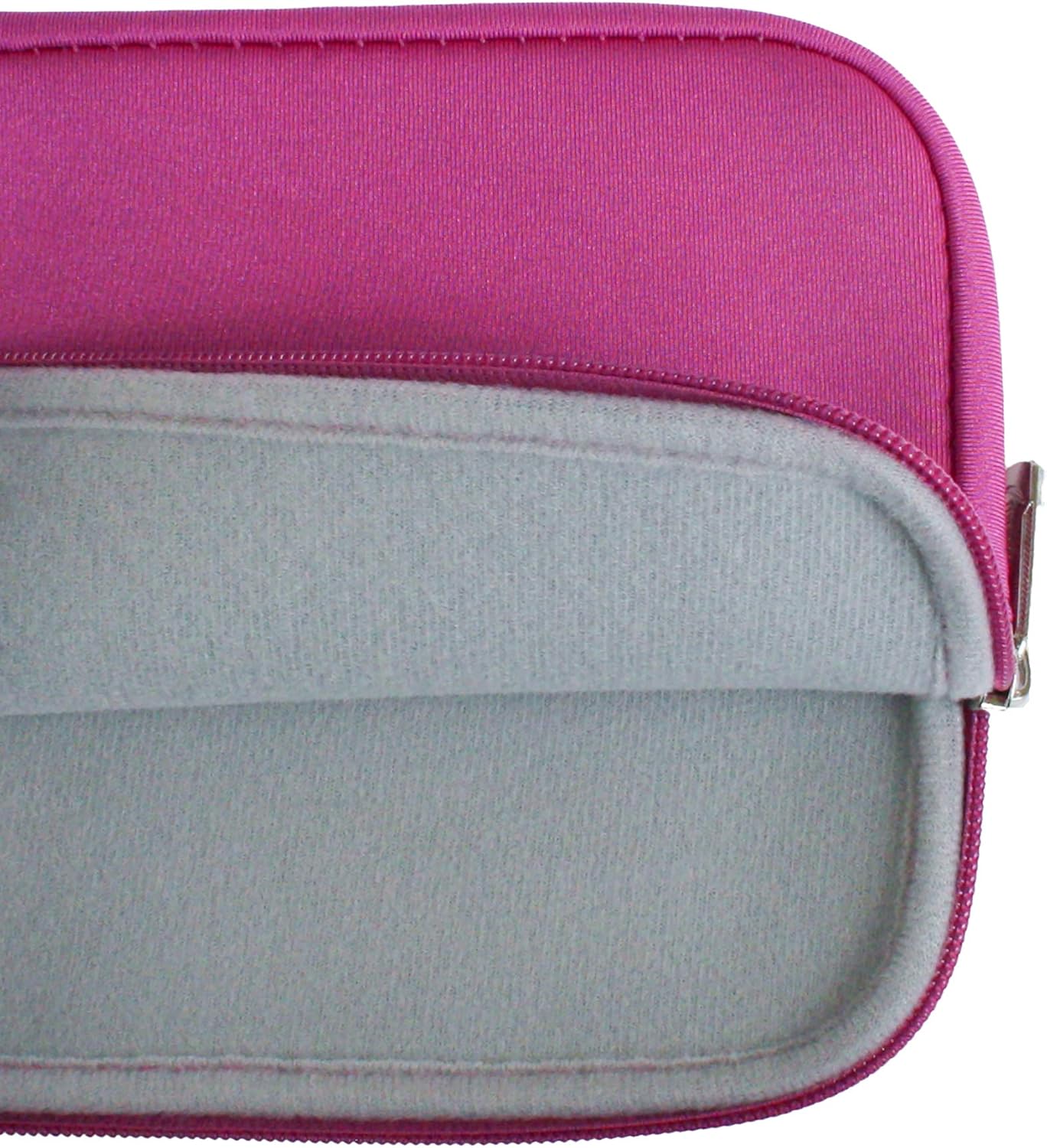 Emartbuy Pink Water Resistant Neoprene Soft Zip Case Cover Sleeve 8 Inch - 8.8 Inch Compatible With Selected Devices Listed Below - Image 4