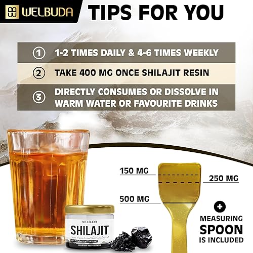Miniatura 5 de Shilajit orgánico puro del Himalaya con ácido fúlvico, ácido húmico y más de 85 oligoelementos, suplemento de resina Shilajit que apoya el sistema