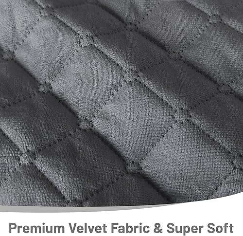 Miniatura 7 de Fundas para sofá modular reclinable, 100% impermeable, de terciopelo en forma de L, para perros y mascotas, lavables, antideslizantes, con bolsillos