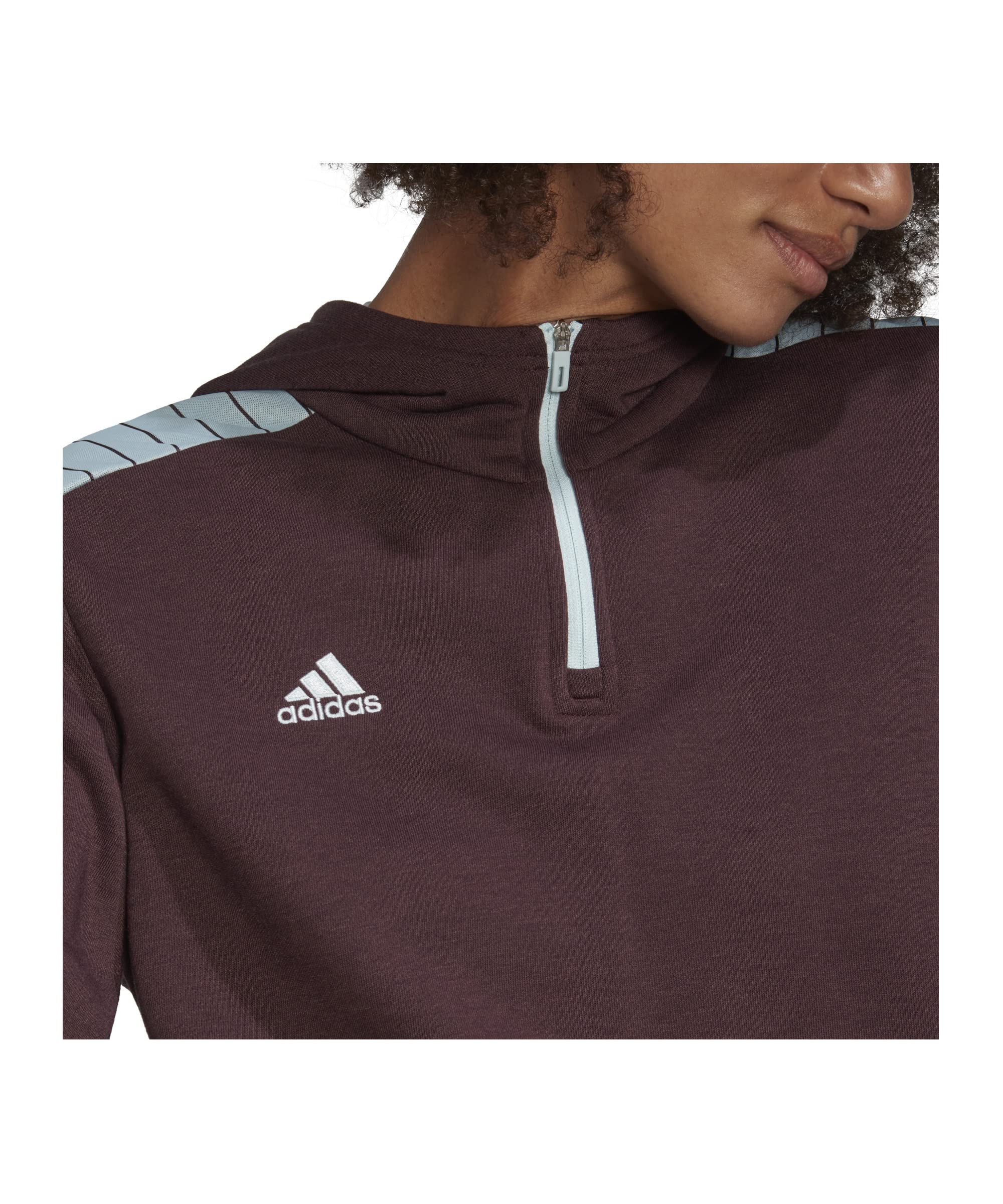 adidas Tiro Hoodyvip W Bluza z kapturem damska, Marsom, M