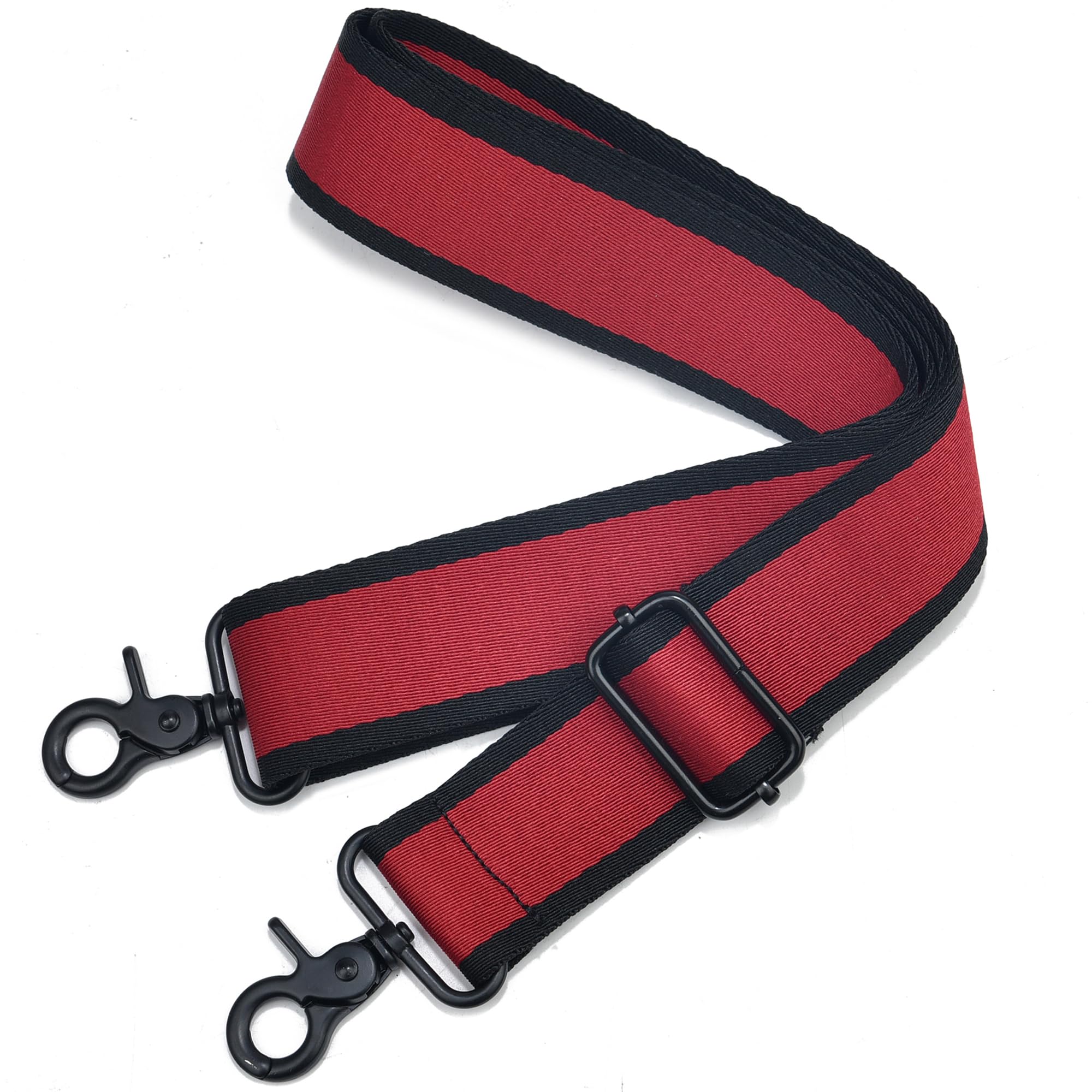 Wide Purse Strap Adjustable Replacement Crossbody Bag Strap Silver Hardware Shoulder Straps