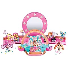 LOL Surprise Hair Beads Salon Playset with Doll, 100 Beads, Hair Ties, Mirrors, and More Surprises – Great Gift for Kids Ages 4+