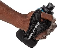 Vista 3 de Nathan Running Handheld Water Bottle Adjustable No-Grip Quick Squeeze Lite Hand Strap. Reflective Hydration