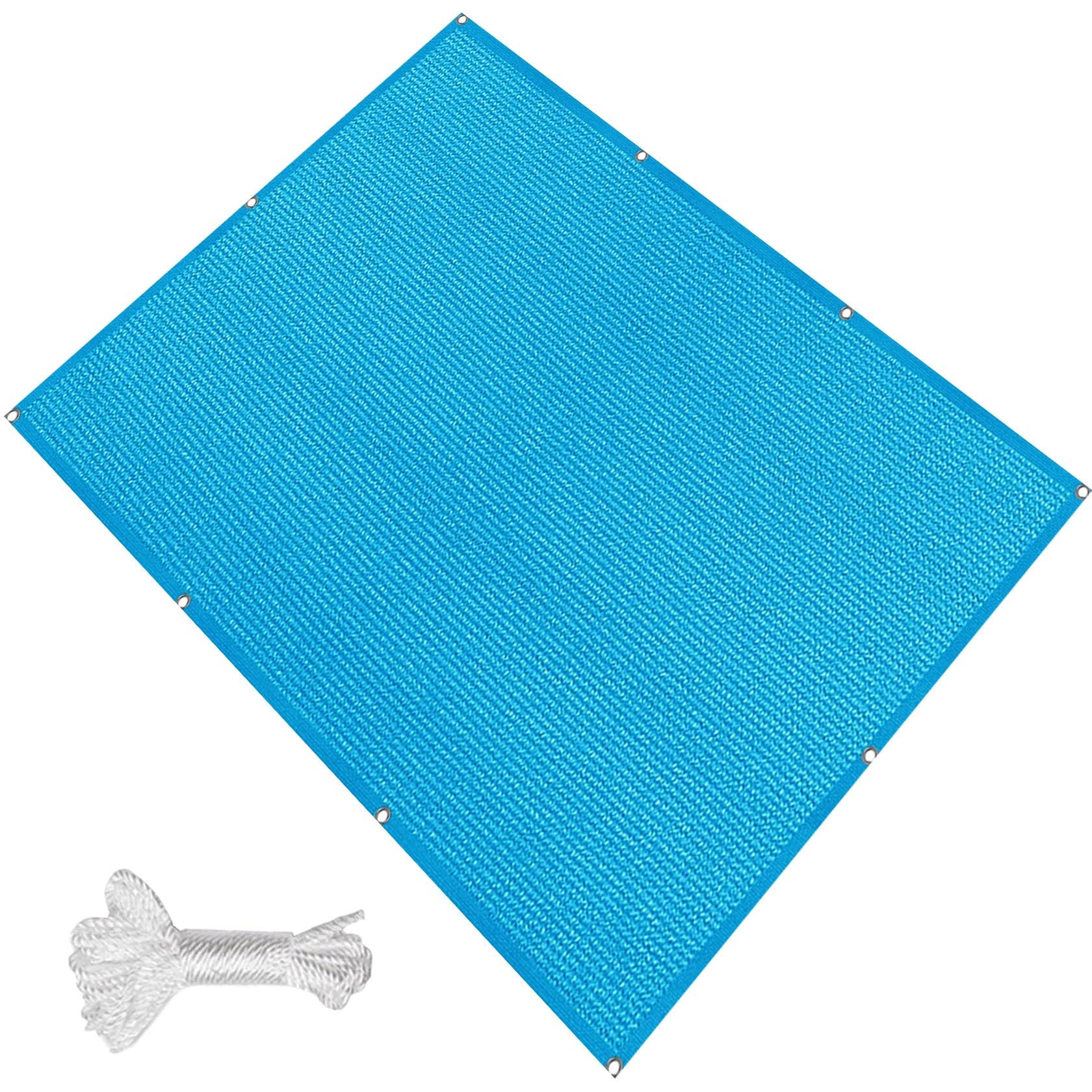 Voile d'ombrage pare-soleil 2x6m avec oeillets pour terrasse et jardin