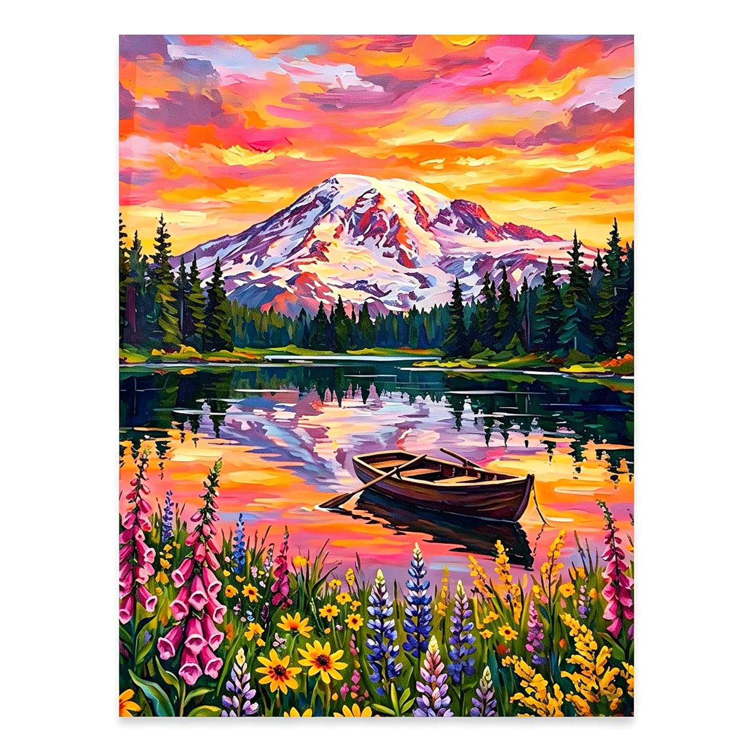 HASTHIP® Diamond Painting Kit for Adults, Landscape Diamond Art Kit