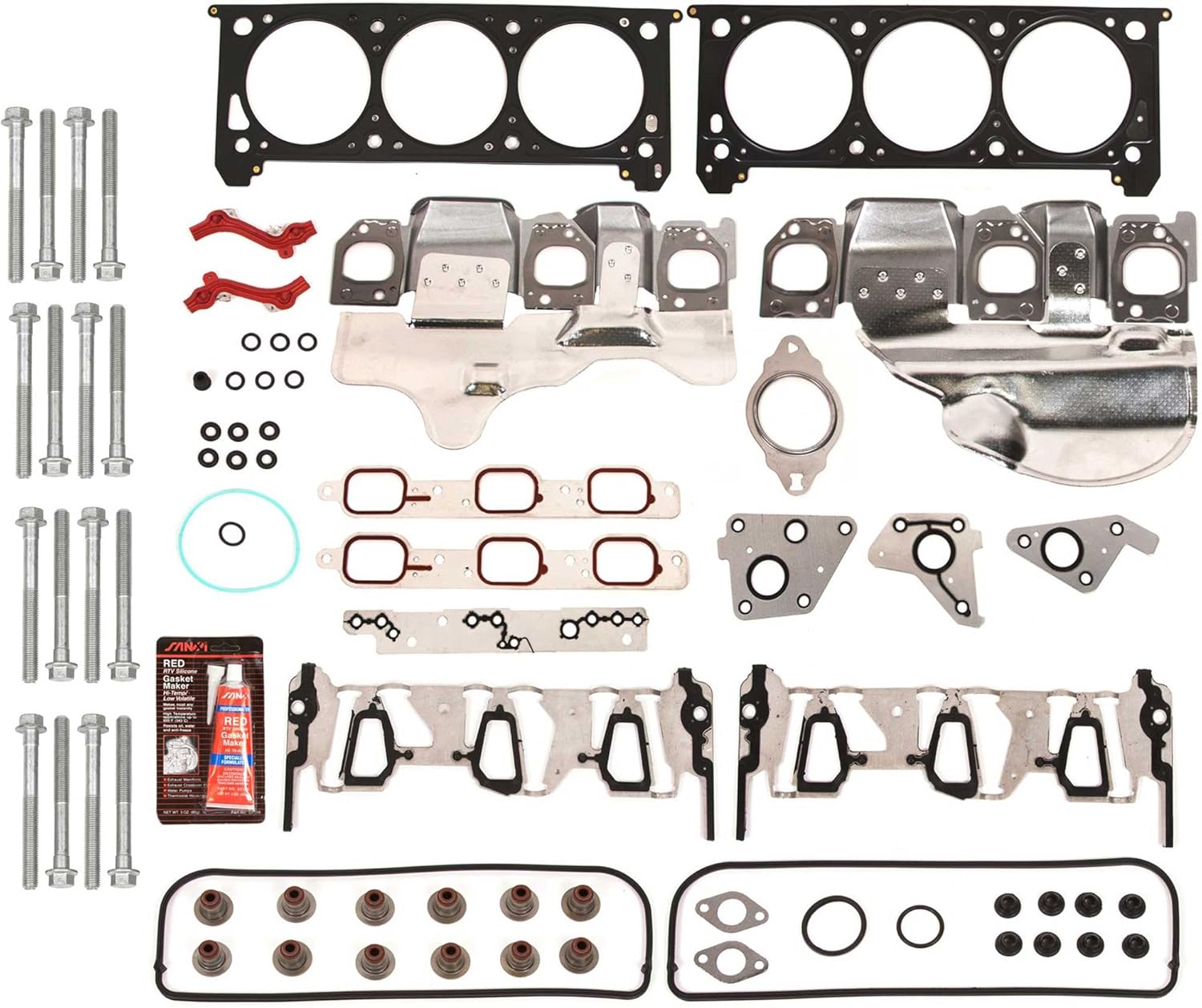 Evergreen HSHB8-10439 Cylinder Head Gasket Set Head Bolt