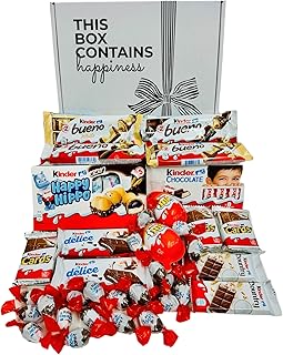 Kinder Bueno Chocolate Hamper Gift Box, Luxury Chocolate Selection, Gift for Special Occasions, Birthdays, Anniversary