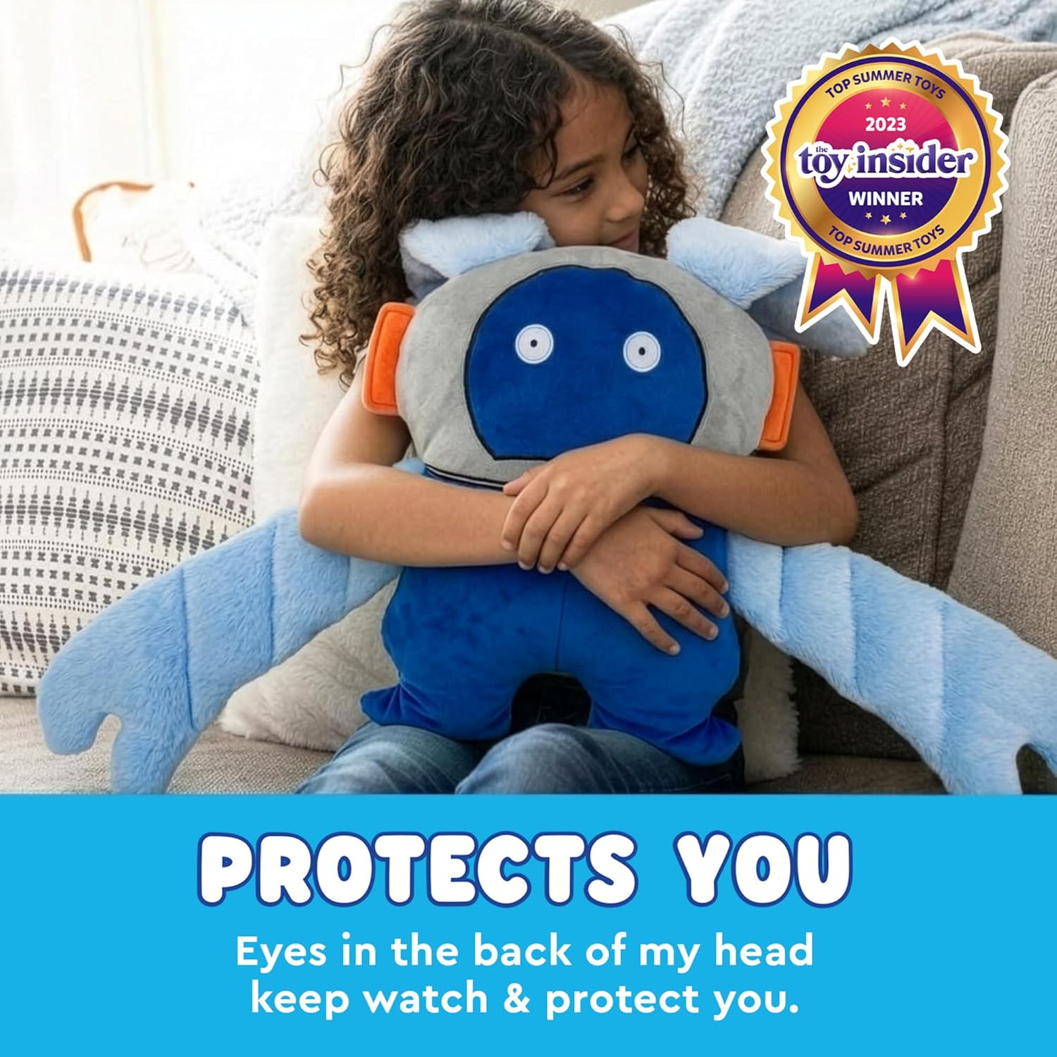 Bumpas Ollo Weighted Plush Toy - Calming, Machine Washable, Realistic Hug - Ages 3 and Up