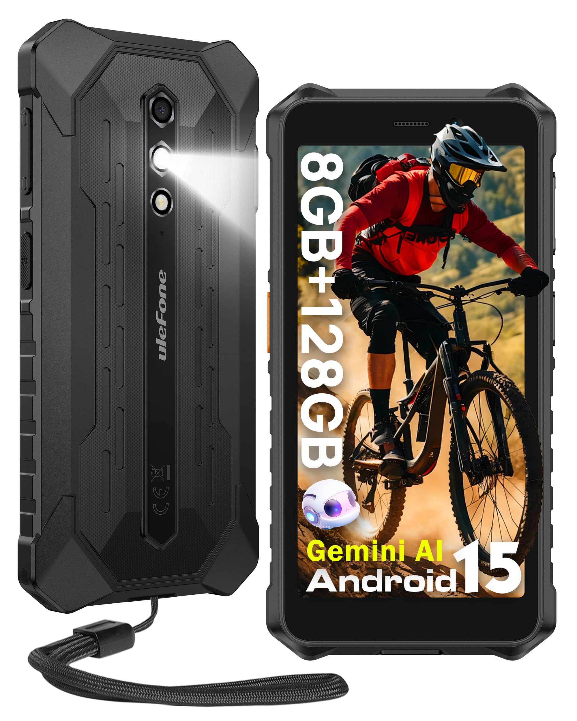 Ulefone- Sartphone robusto Aror 16S 2024, 16 GB 128 GB 2 TB de
