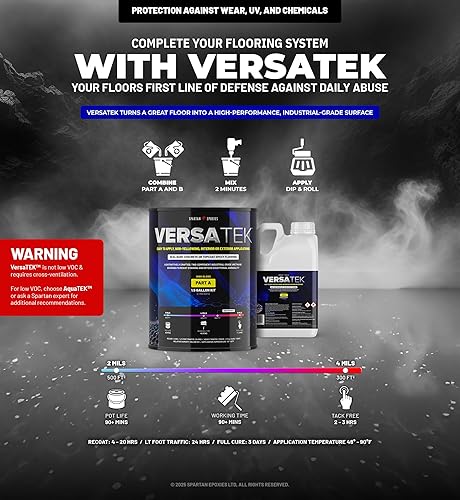 Miniatura 5 de ULTRACOAT - Sistema de revestimiento epoxi industrial con bajo contenido de compuestos orgánicos volátiles (compuestos orgánicos volátiles (kit de 3