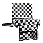 SPORT BEATS Stadium Seats with Back Support Bleacher Chairs with Back and Cushion Thick Padded Bleacher Seats Includes Shoulder Strap