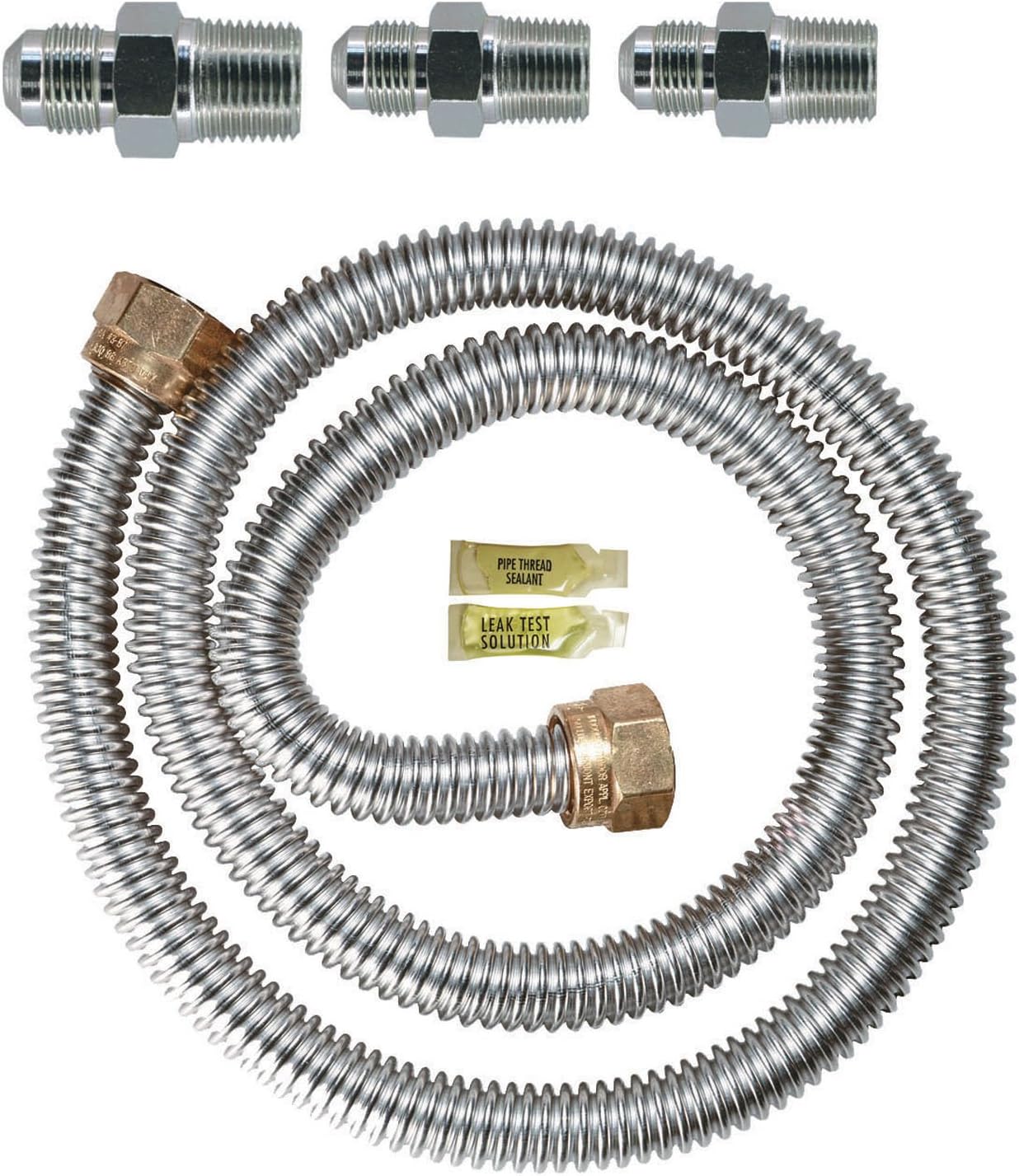 Watts Dormont 30-3131KIT-48 Gas Range Installation Kit 48-Inch Length 5/8-Inch Diameter