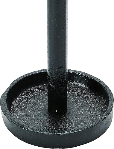Miniatura 6 de Creative Co-Op Cónica de hierro fundido, portavelas negro