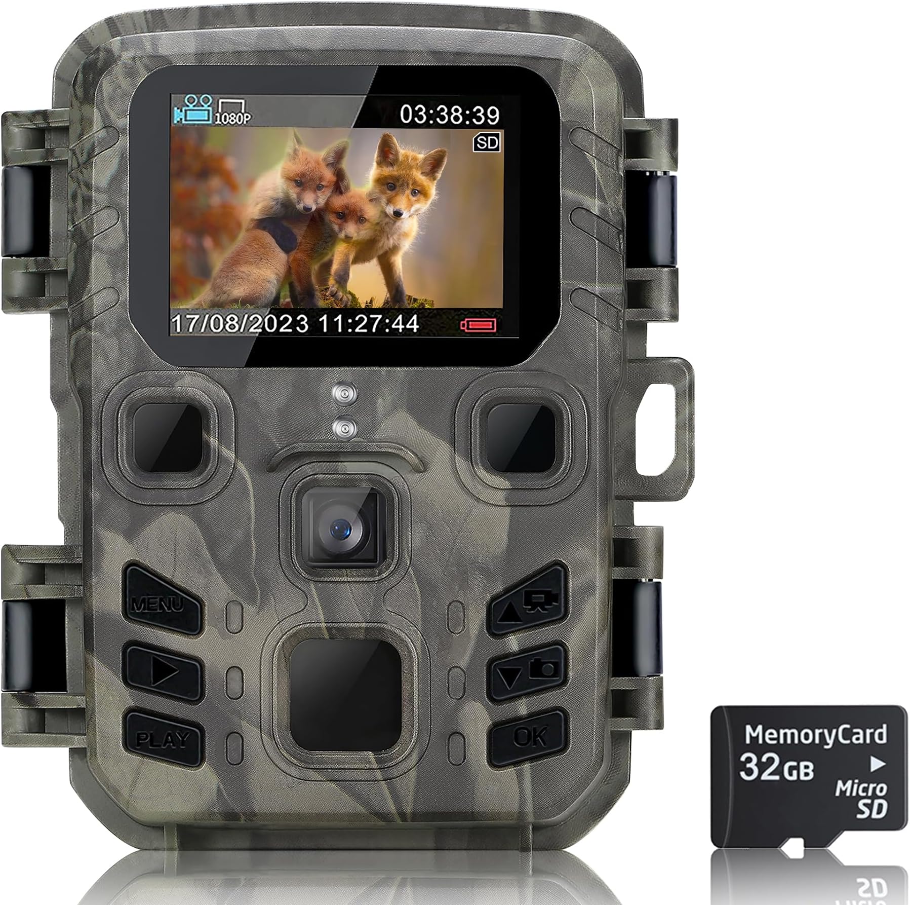 SuntekCam Mini Trail Camera 1080P 24MP Game Camera with
