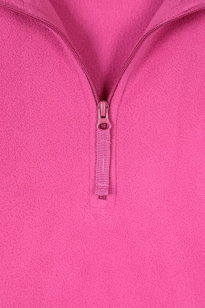 Mountain Warehouse Camber Half Zip Women's Fleece - Lightweight, Warm & Cosy Half Zip Sweatshirt - Best for Spring Summer, Camping, Outdoors, Travelling & Hiking - 5
