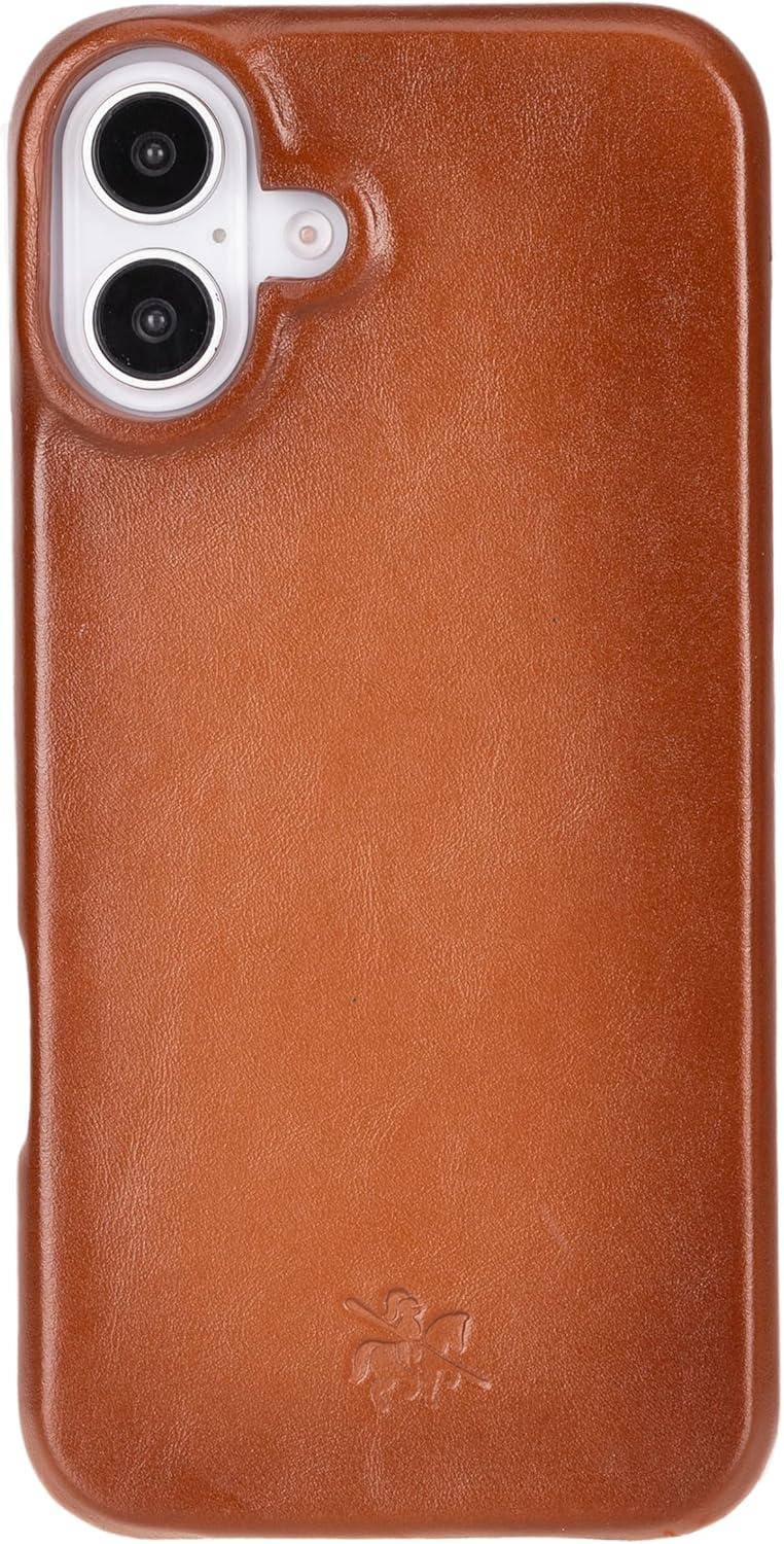 Venito Vicenza Compatible with iPhone 16 Plus Wallet Case with Card Holder, MagSafe Compatible, Leather Detachable Strong Magnetic Kickstand Flip Cover, Drop/Impact Protection 6.7", Burnished Tan