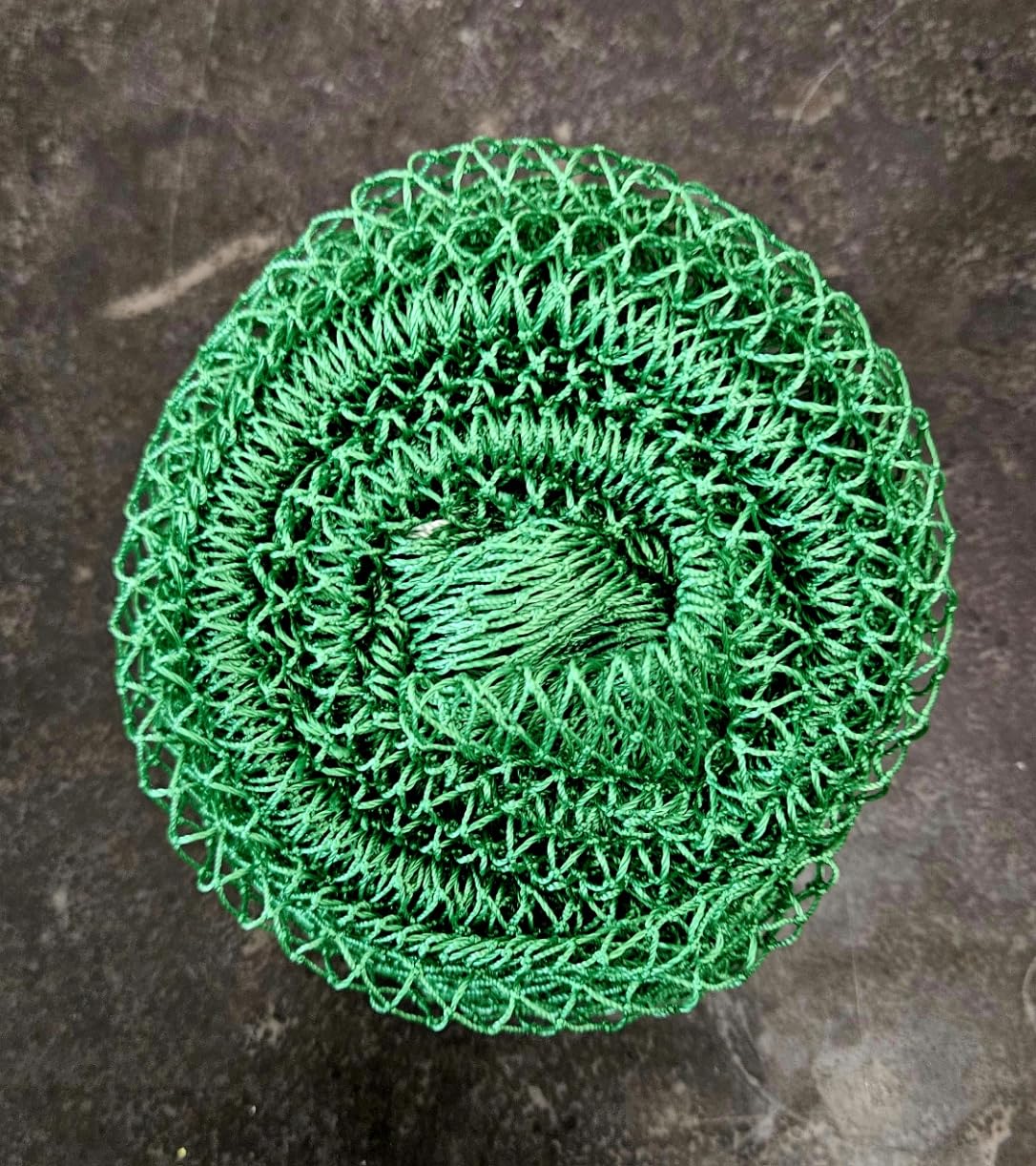 Authentic African Exfoliating Net Sponge Sourced from Nigeria 45 inch Long Bath Exfoliating Shower Body Scrubber Back Scrubber for Smooth Skin (Green)