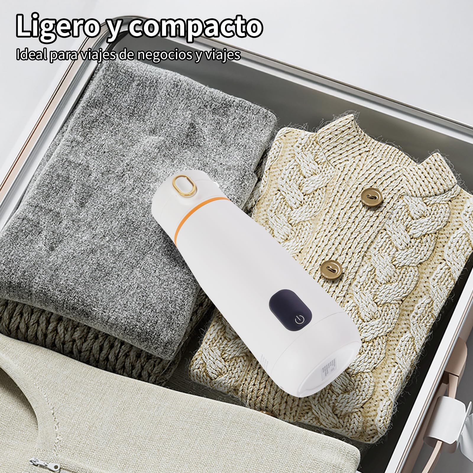 Calienta Biberones Portátil, Calentador de Biberones Recargable USB, Capacidad de 350mL, Carga Rápida con Control de Temperatura Para viajes