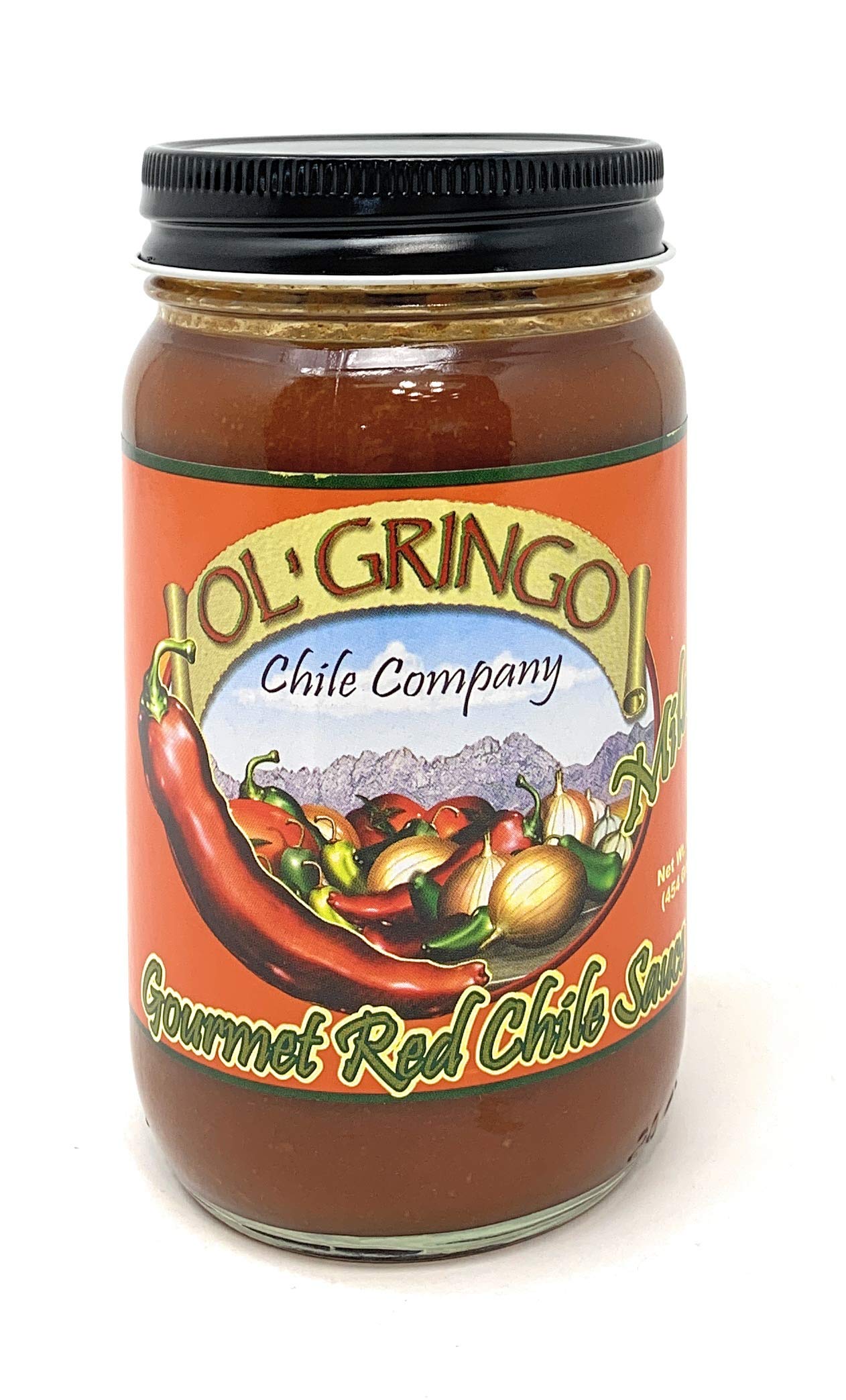 Ol' Gringo Chile Company Red Chile Sauce Mild 16 Ounce