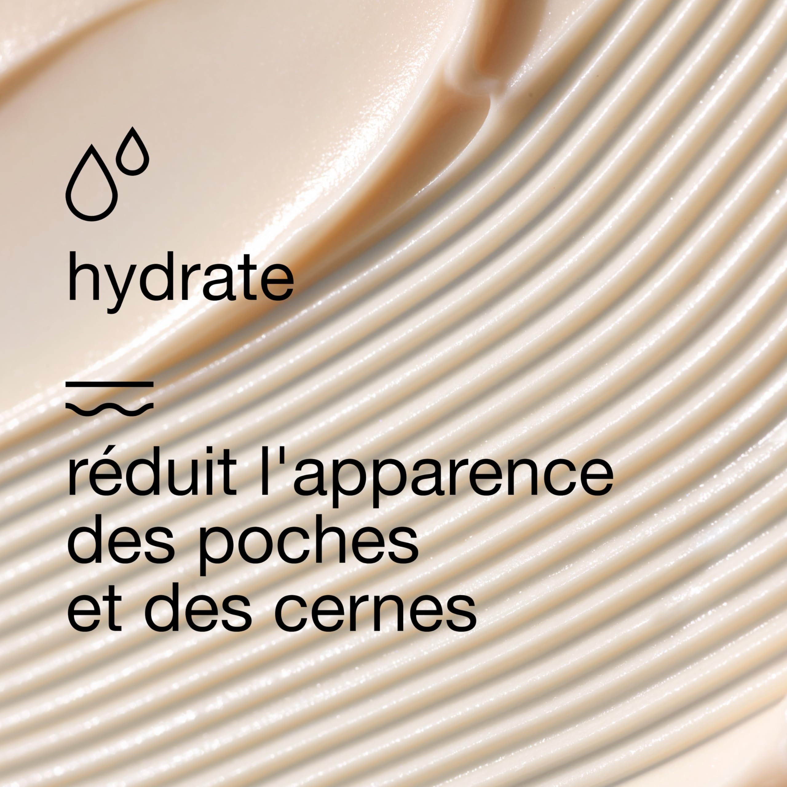 Clinique All About Eyes Crème Yeux Anti-poches Anti-cernes à l'Acide Hyaluronique | Hydratant, 15 ml