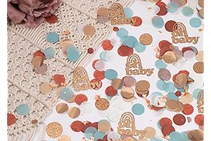 Boho Baby Shower Decorations: A Delightful Boho Rainbow Confetti Rainbow