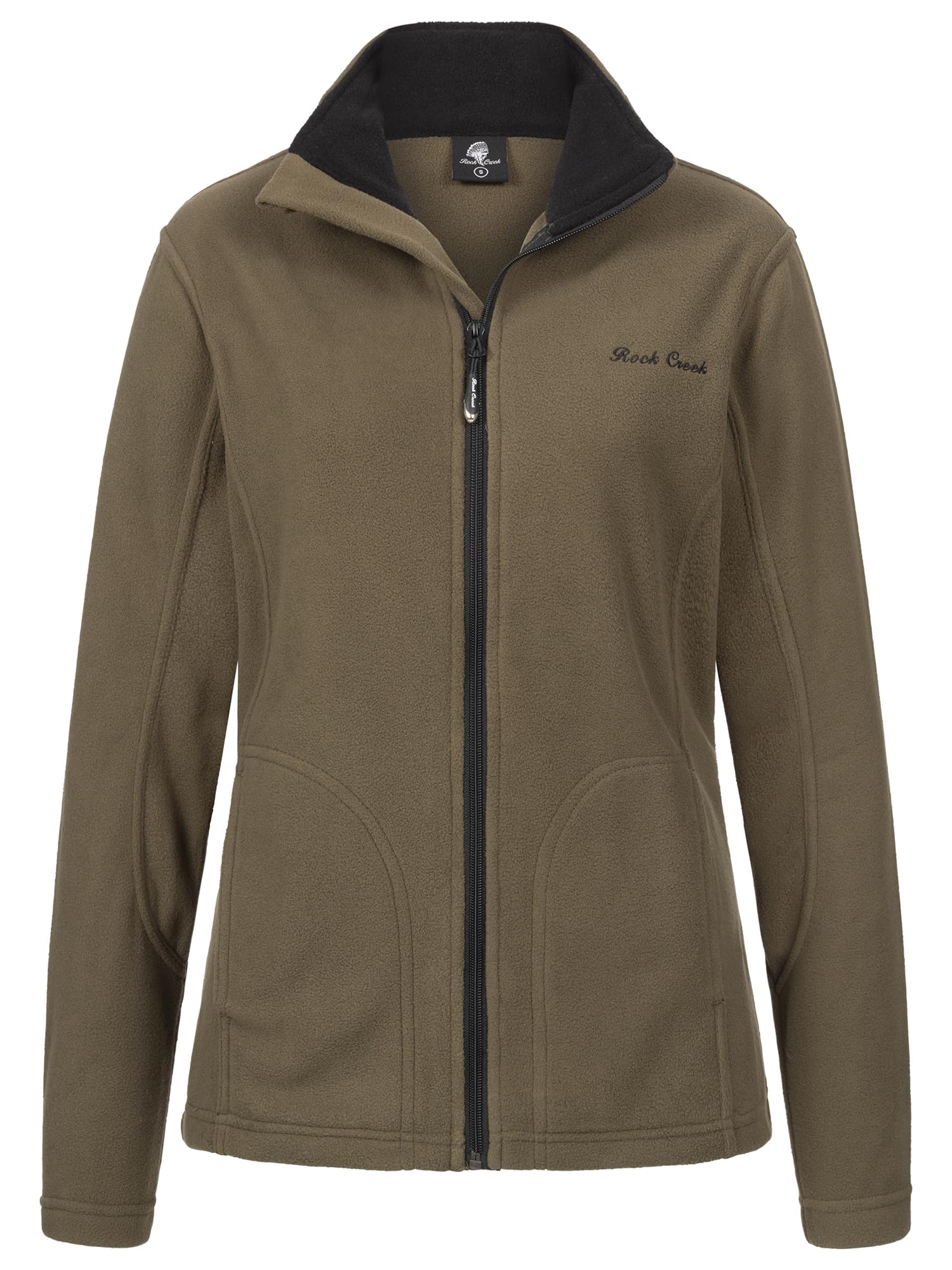 Rock Creek - Jacket - Long Sleeve - for women neon yellow, olive 
