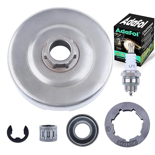 ADEFOL Pignon Kit de Pièces pour Tronconneuse Husqvarna 372 371