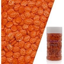 Halloween Pumpkins Sprinkles for Decorating Edible Candy Pumpkin Halloween Sprinkles for Cake Decorations, Baking, Ice Cream, Cookies, Cupcake Topper 3OZ