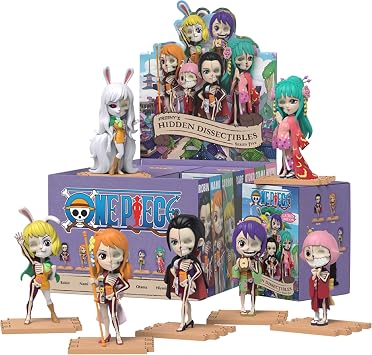Mighty Jaxx Freenys Hidden Dissectibles One Piece Series 5 Ladies Edition | Sealed Tray of 6 - Contains No Duplicates | Blind Box Collectible Figurines