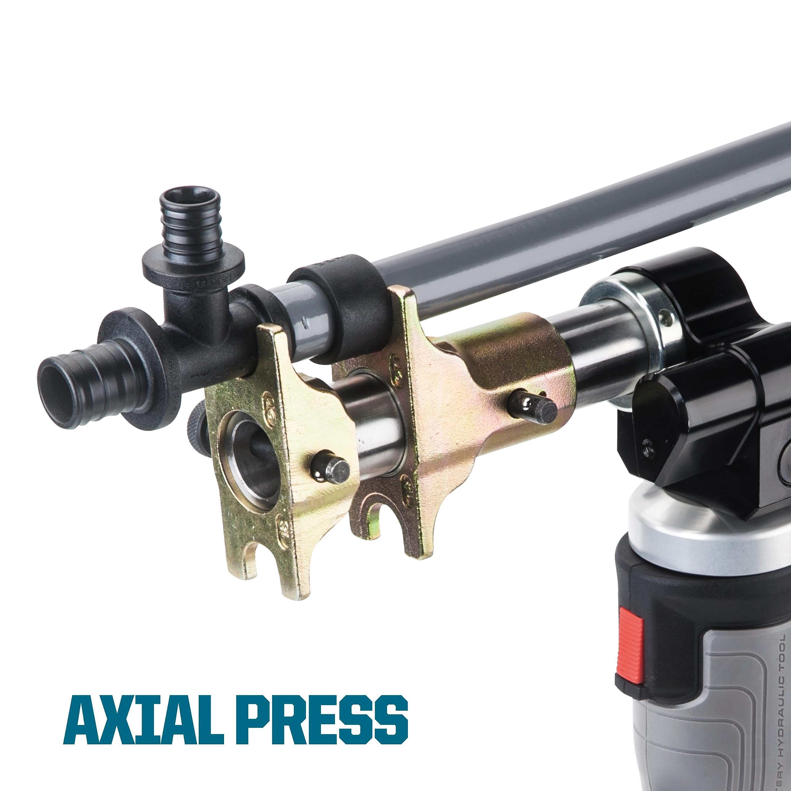 Prensa axial de batería multifuncional y herramienta de expansión for fontanería tubería multicapa Pex(No cutter no battery)