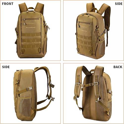 Miniatura 10 de Huntvp - Mochila militar de 10 L con mochila Molle, para caza, camping, senderismo, viaje