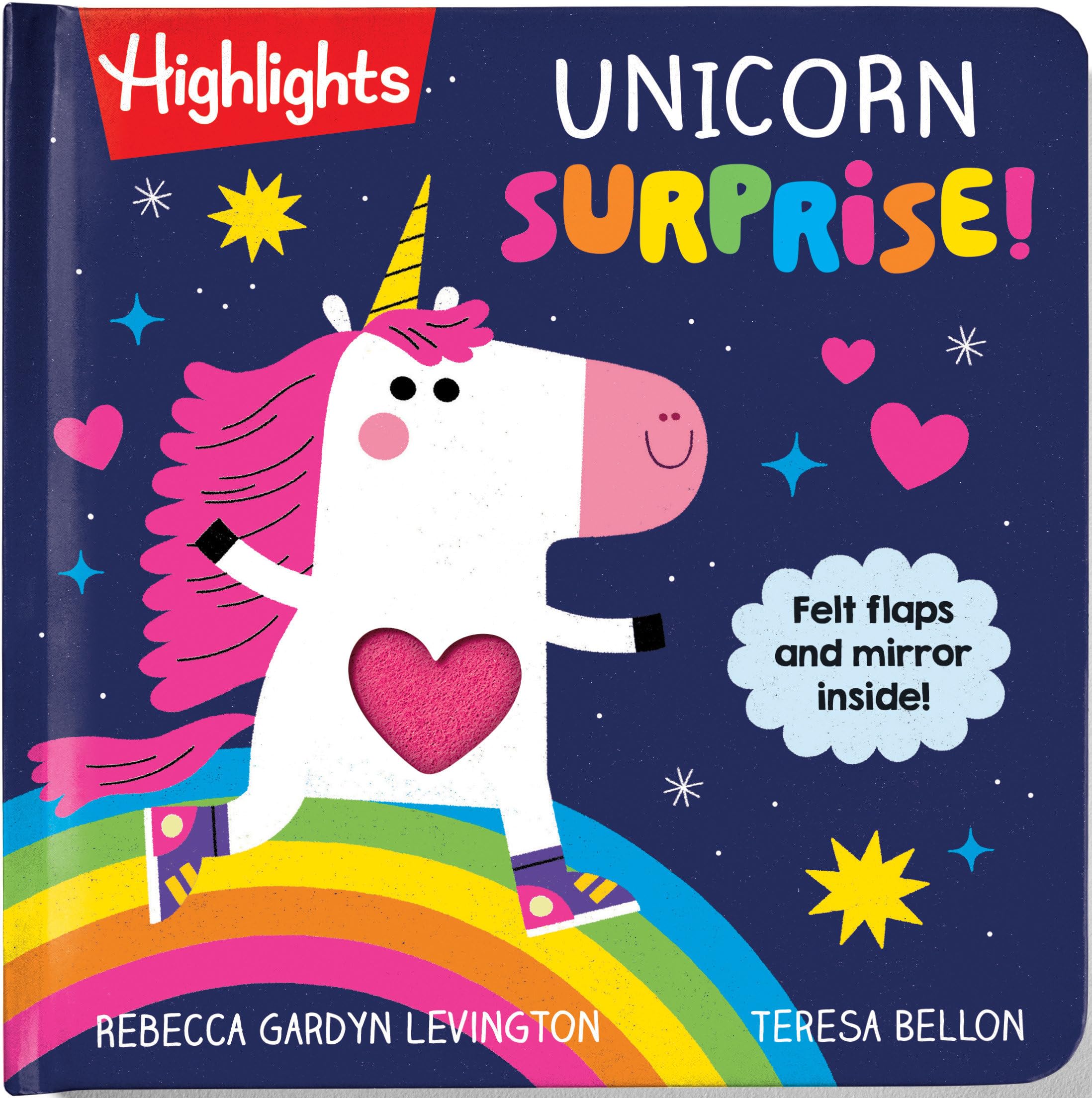 Unicorn Surprise! (Highlights Surprise! Books with felt flaps and mirror)