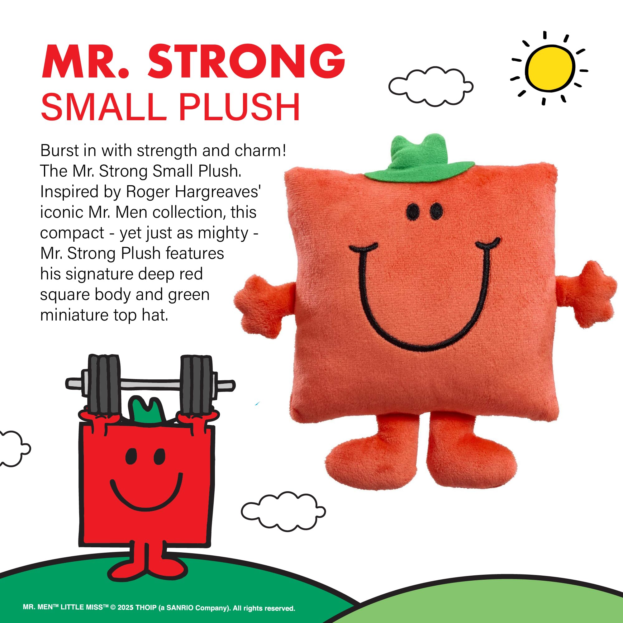 Rainbow Designs Mr Strong Small Plush Toy - Image 2