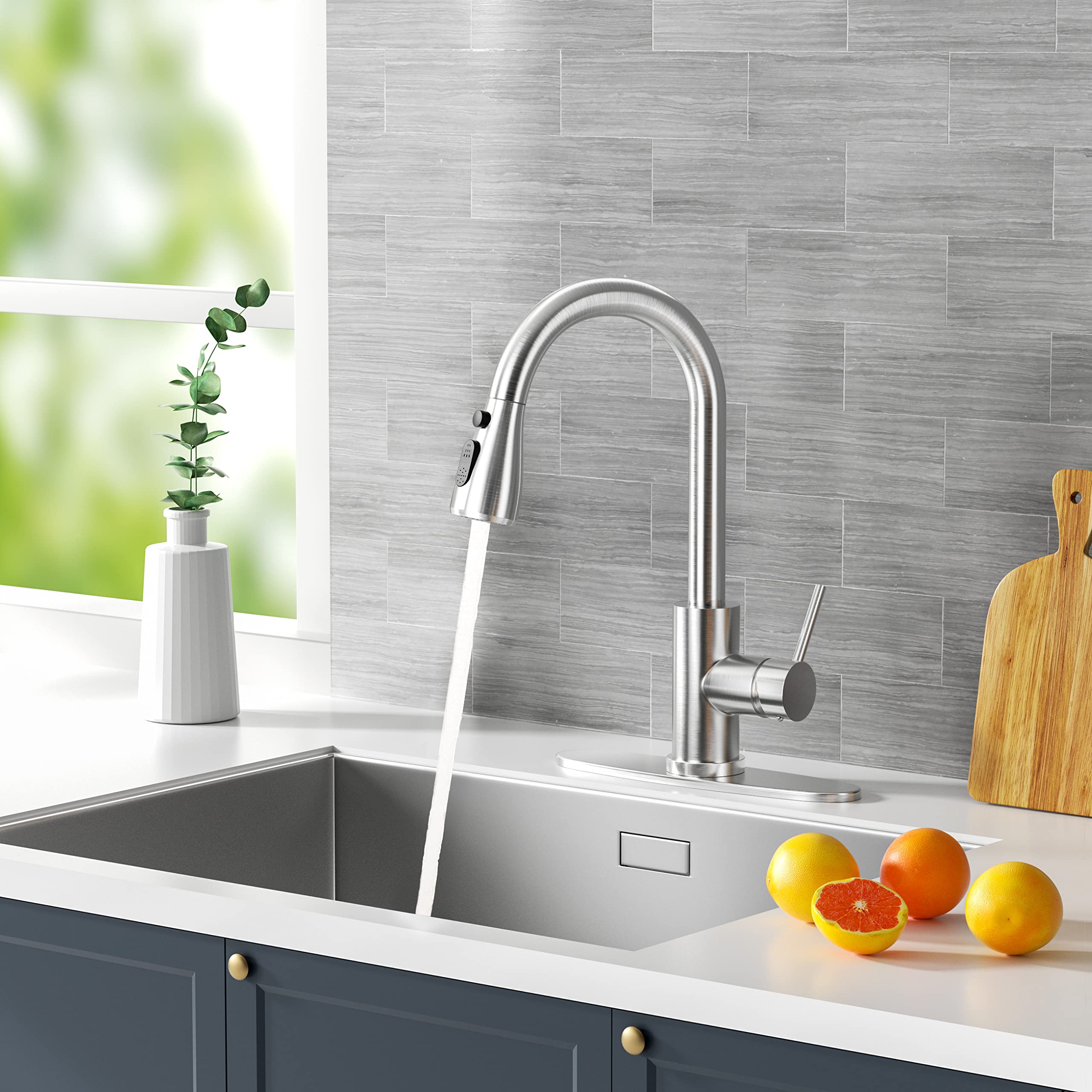 Bar Faucet Kitchen Sink Faucets, s With Pull Down Sprayer WEWE Sus304 Bar Faucet Kitchen Sink Faucets, s With Pull Down Sprayer WEWE Sus304