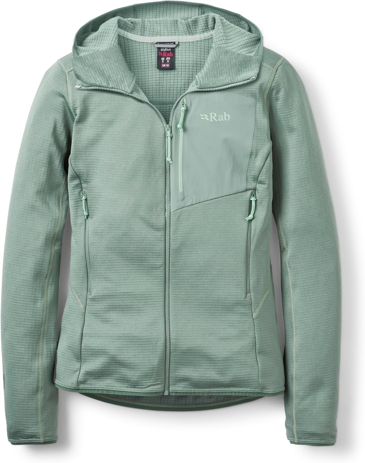 Rab Women’s Ascendor Hoody - Full-Zip Fleece Coat for Climbing, Skiing, & Mountaineering