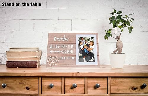 Miniatura 2 de Regalo para mudanza, regalo para estudiantes de primer año de la universidad, regalo para el nuevo hogar, recuerda, llama a estas personas a menudo,