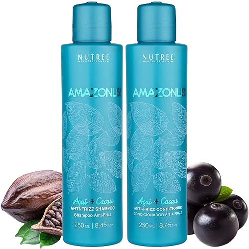 Miniatura 1 de Tiendaliss Home Care - Juego de champú y acondicionador natural antiencrespamiento postratamiento para cabello tratado con queratina efecto liso