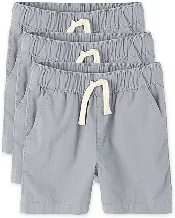 The Children's Place Baby Boys' and Toddler Cotton Pull on Shorts