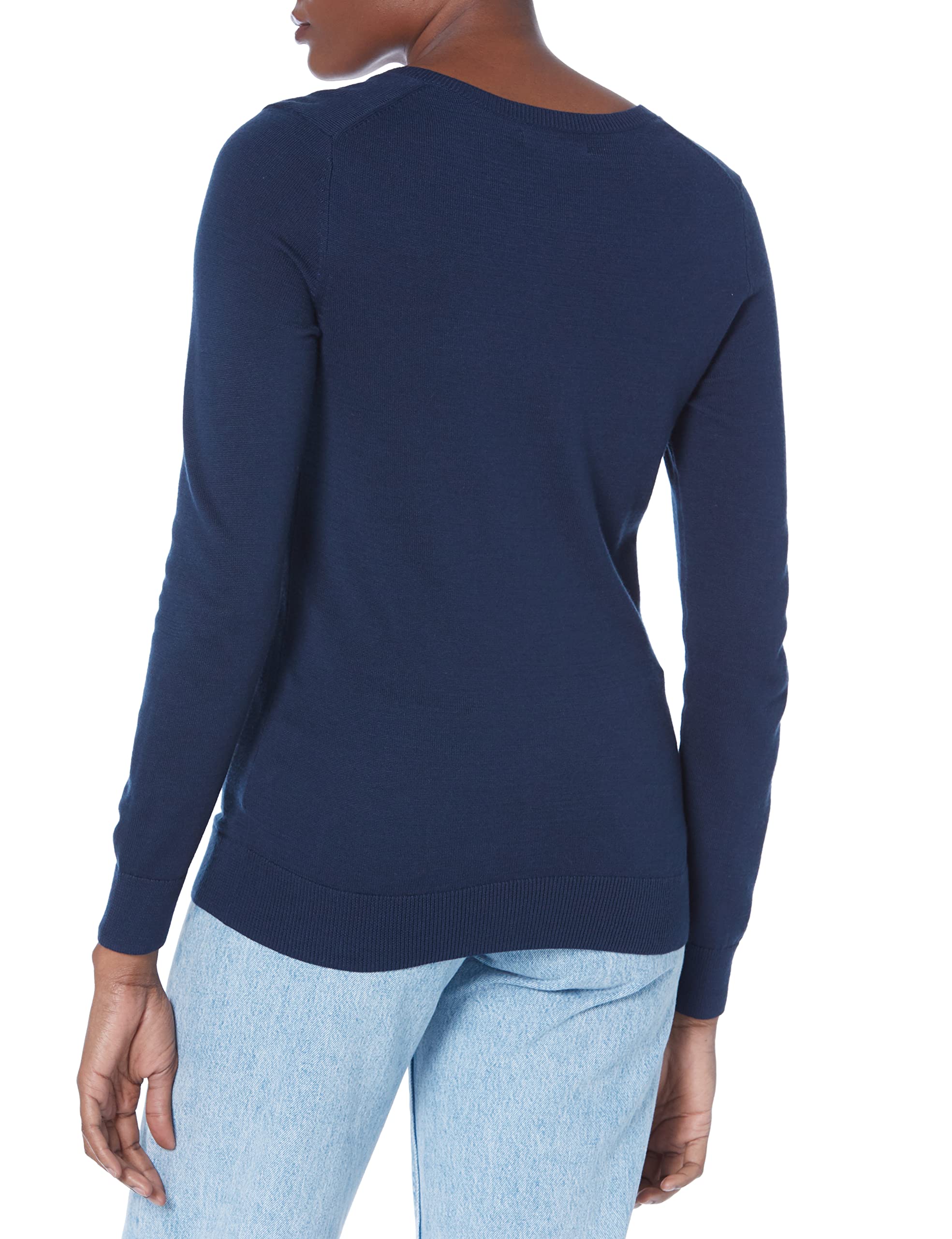 Amazon Essentials Maglione con Scollo A v A Maniche Lunghe Leggera con vestibilità Classica (Taglie Forti Disponibili) Donna